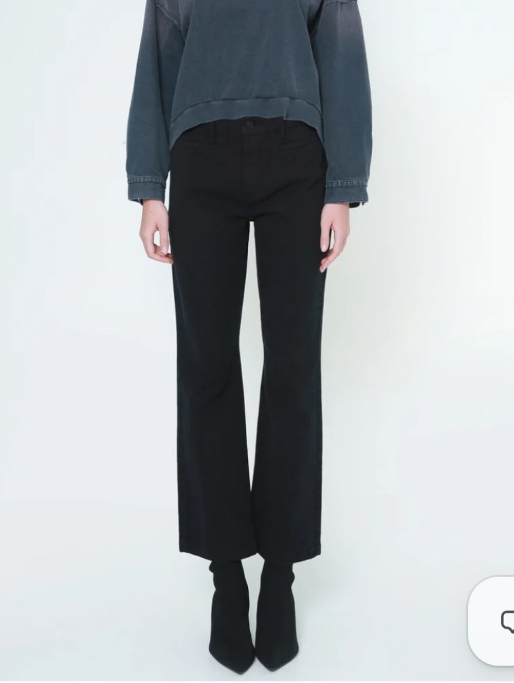 Noend Black Pinstriped Jeans - Classic Comfortable Fit